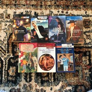 7 Harlequin Novels, some Vintage